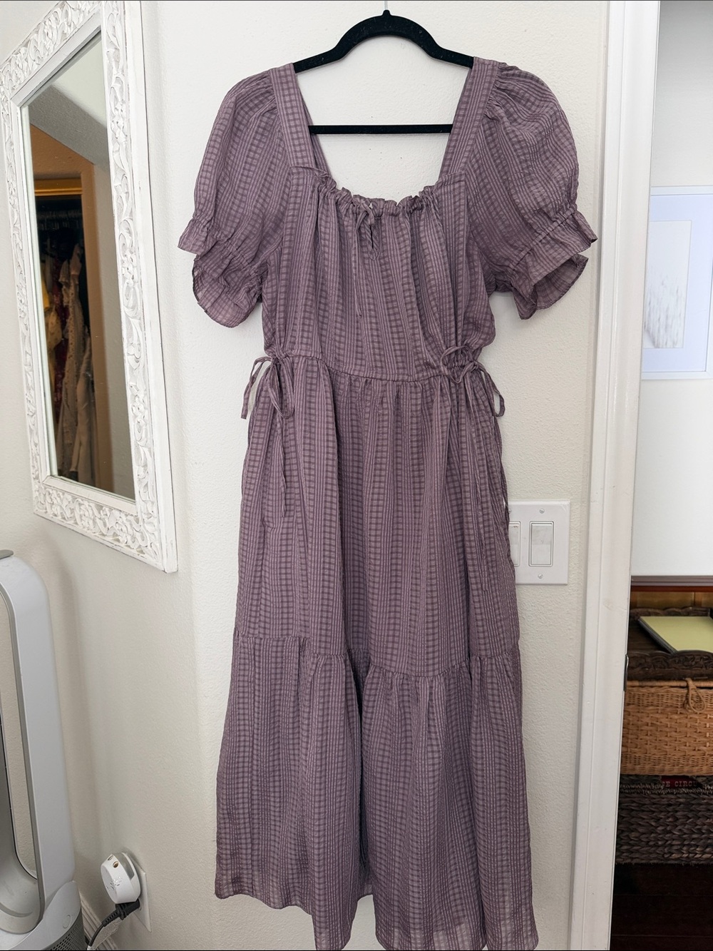 Madewell Dusty Lavender  Midi Dress